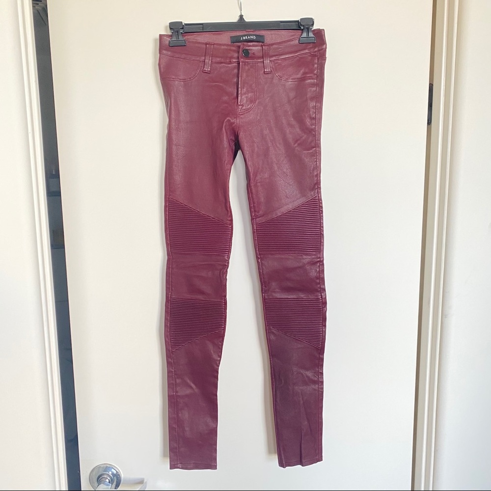 Leather J Brand Moto pants size 25